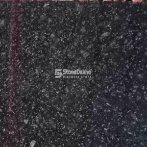 Kotda Black Granite natural black surface with light grey and white speckles